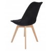 Kárpitozott étkezőszék BARI - fekete