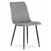 LAVA étkezőszék - világosszürke, fekete lábakkal