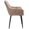 Bársony étkezőszék LARGO - bézs