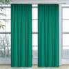 Egyszínű függöny - smaragdzöld