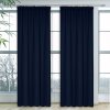 Egyszínű függöny - sötétkék