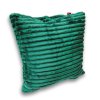 LEA 1 smaragd dombornyomott párnahuzat