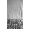Luxus CARLI függöny karikás fodrokkal és csillogó kristály övvel - ezüst