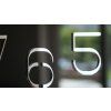 8557 6 moderne nastenne hodiny digit cierne 50cm