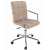 Forgó bársony szék QUATRO bézs 1