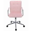 Forgó bársony szék QUATRO pink 2