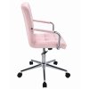 Forgó bársony szék QUATRO pink 4