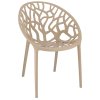 Műanyag dizájn szék ALBERO bézs