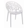Műanyag étkezőszék ALBERO fehér3