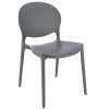 Műanyag szék JUSTIN szürke