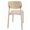 Műanyag design szék LARA bézs 3