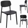 LARA műanyag szék fekete