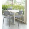 Műanyag design szék LARA szürke 1