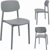 Műanyag szék LARA szürke