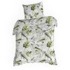 ELLEN Ágyneműhuzat zöld levél motívummal