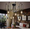 10174 8 retro stropna lampa spider 8
