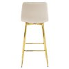 2 db NADO bárszék készlete - bézs / arany lábak