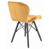 Bársony étkezőszék MATIAS mustár3