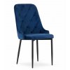 Bársony CAPRI étkezőszék készlet - sötétkék