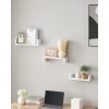 3 db fehér fali polc készlet - LWS40WT