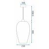 246901 7 stropna lampa app986 1cp