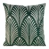 Bársony díszpárnahuzat BLINK27 45x45cm - sötétzöld