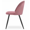 Bársony étkezőszék BELLO - régi rózsaszín