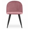 Bársony étkezőszék BELLO - régi rózsaszín