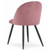 Bársony étkezőszék BELLO - régi rózsaszín