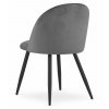 Bársony étkezőszék BELLO - sötétszürke