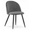 Bársony étkezőszék BELLO - sötétszürke