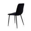 Bársony étkezőszék Öv fekete 2