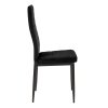 Collet fekete Bársony étkezőszék