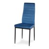 Bársony étkezőszék Collet kék