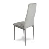 Bársony étkezőszék Collet világosszürke