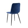 Bársony étkezőszék Karo kék 2