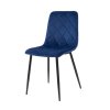Bársony étkezőszék Karo kék