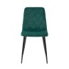 Bársony étkezőszék Karo zöld 1