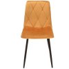 Bársony étkezőszék PIADO mustár