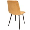 Bársony étkezőszék PIADO mustár