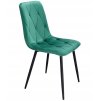 Bársony étkezőszék PIADO zöld