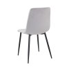 Bársony étkezőszék Wizz világosszürke 2