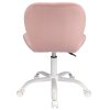 Bársony forgószék ENDO rózsaszín 4