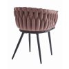 Bársony étkezőszék ORION - sötét rózsaszín