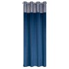 ELEN Bársonyfüggöny elegáns sötétkék mintával