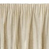 RENIA Bársonyfüggöny fényes mintával - világos bézs