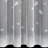 Jacquard függöny ALEXIA növényi motívummal - fehér