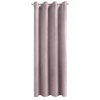 Bársonyfüggöny MELANIE 140x250cm púder rózsaszín