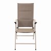 2 db bézs kerti összecsukható szék készlet 1