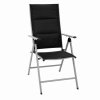 2 db-os kerti összecsukható székkészlet, fekete 2